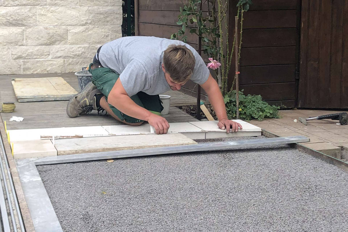 EdGarden - Maßarbeit beim Terrassenbau